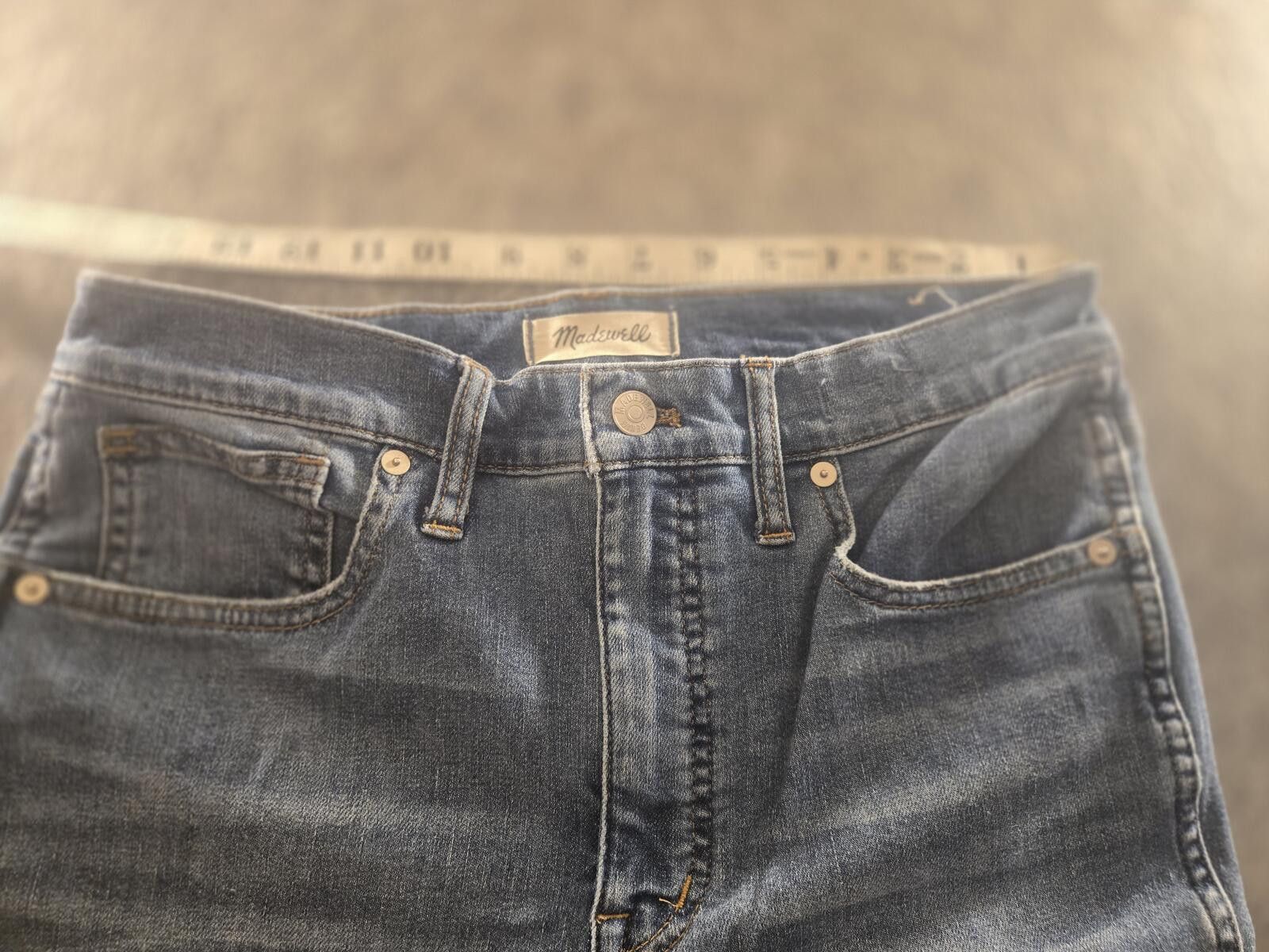 Madewell Madewell 10" High-Rise Skinny Crop Jeans Sz 28 Y2K Size 28" / US 6 / IT 42 - 3 Thumbnail