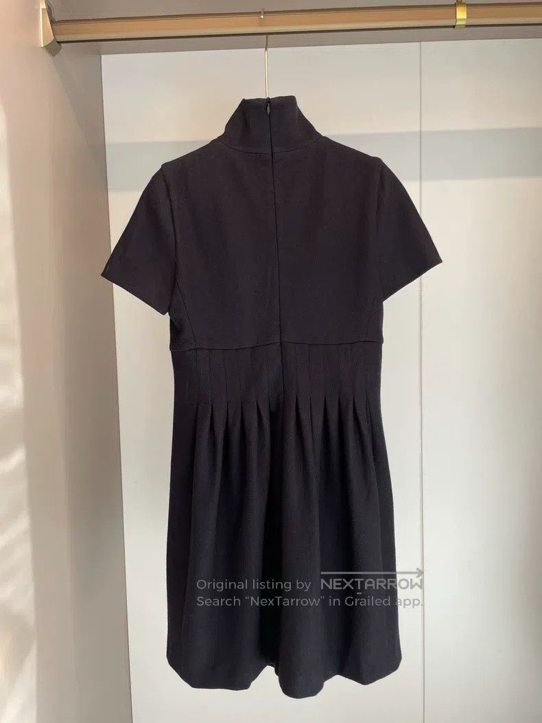 Fendi Fendi Black wool high neck dress Size S / US 4 / IT 40 - 2 Thumbnail