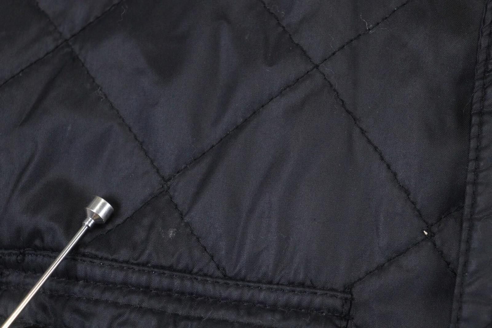 Barbour Barbour Black Belted Mock Neck Pocket Zip Quilted Jacket Size US M / EU 48-50 / 2 - 12 Thumbnail