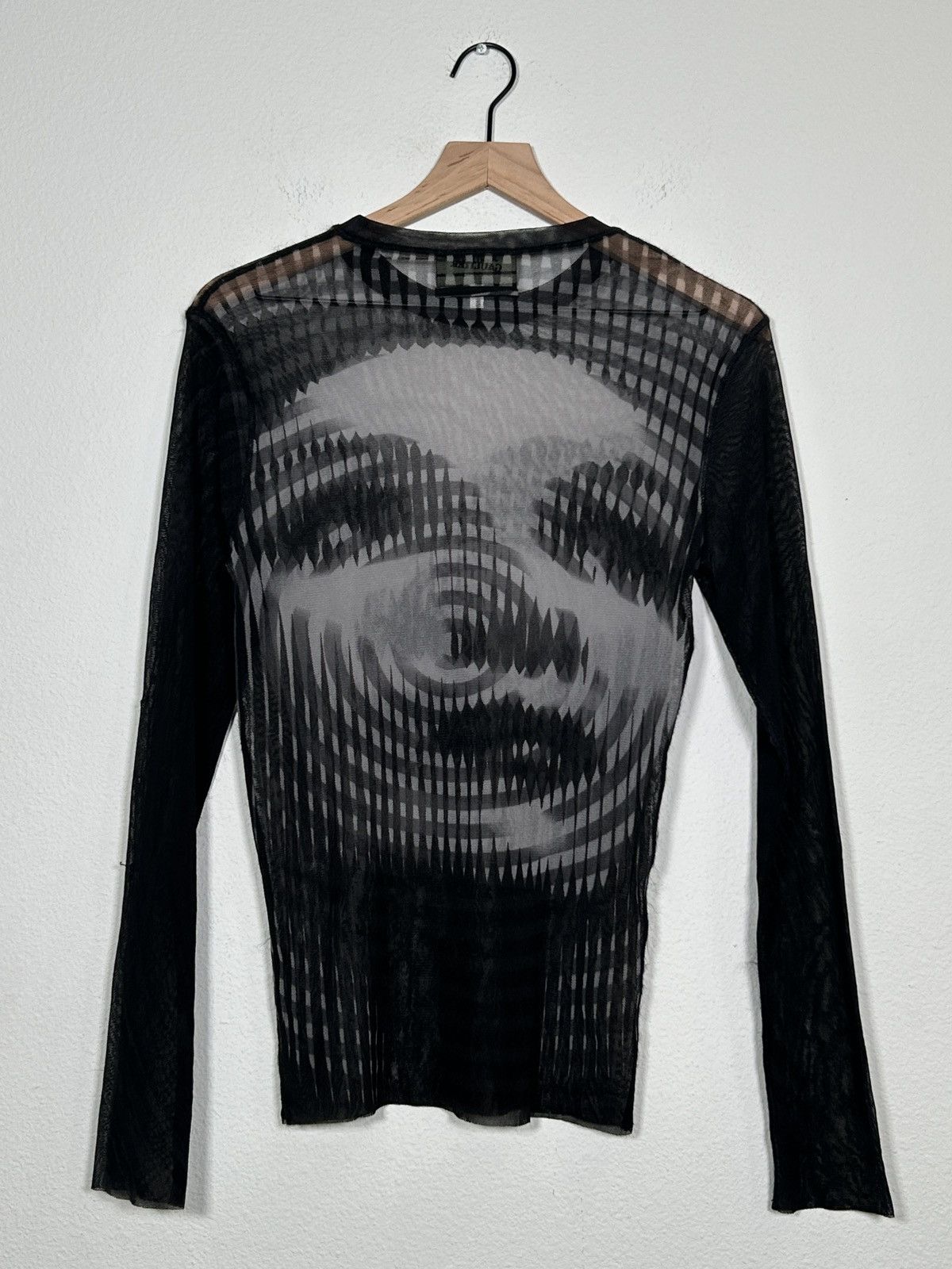 Jean Paul Gaultier SS2001 Marlene Dietrich Illusion Mesh Long Sleeve Size US M / EU 48-50 / 2 - 3 Thumbnail
