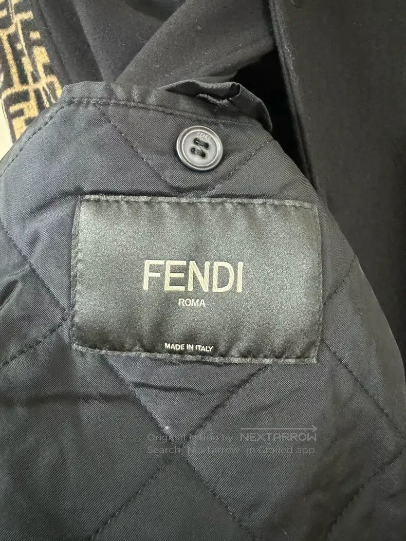Fendi Fendi Monogram Wool Bomber Jacket Size US M / EU 48-50 / 2 - 3 Thumbnail