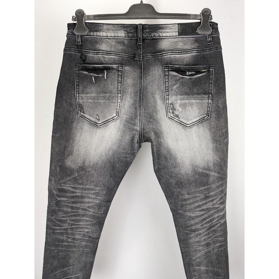 Amiri o1rshd1 MX1 Bandana Jeans in Black Size US 36 / EU 52 - 14 Thumbnail