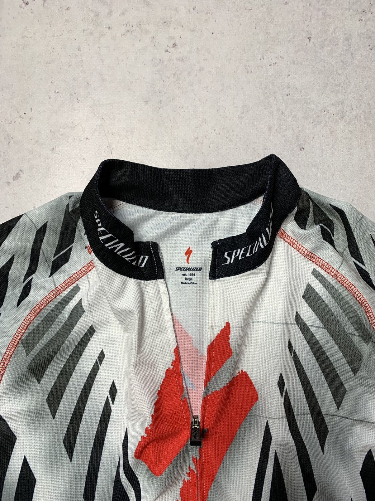 Sports Specialties Vintage Rare Specialized Racing Cycling Zip-up Jersey Size US L / EU 52-54 / 3 - 3 Thumbnail