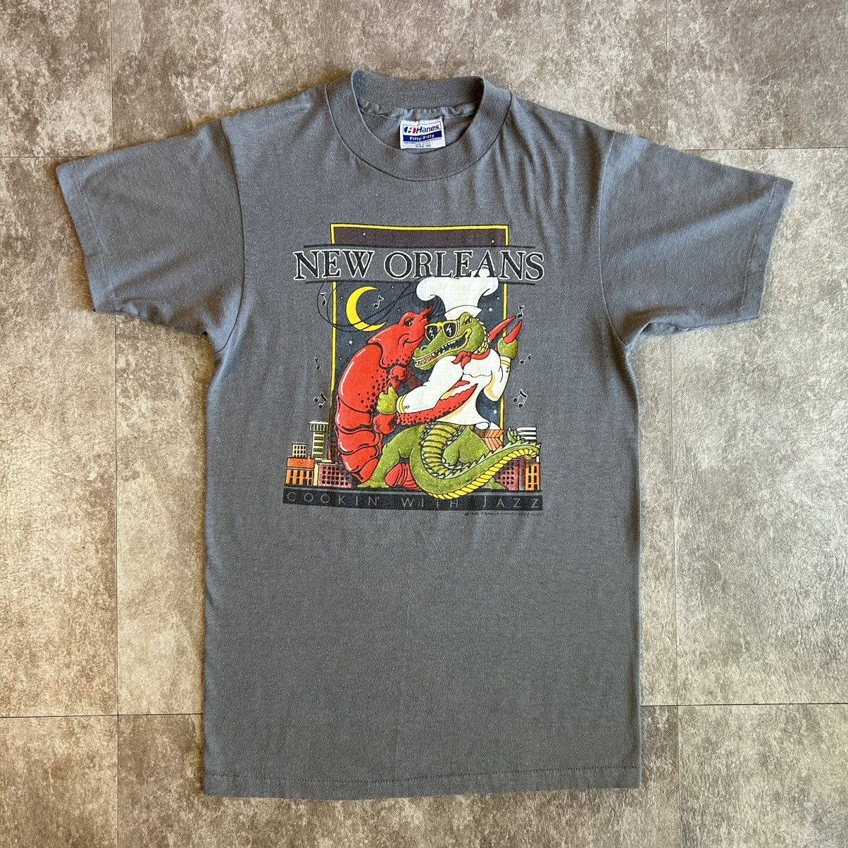 Vintage Vintage 80s New Orleans Tourist T Shirt Size US XS / EU 42 / 0 - 4 Thumbnail