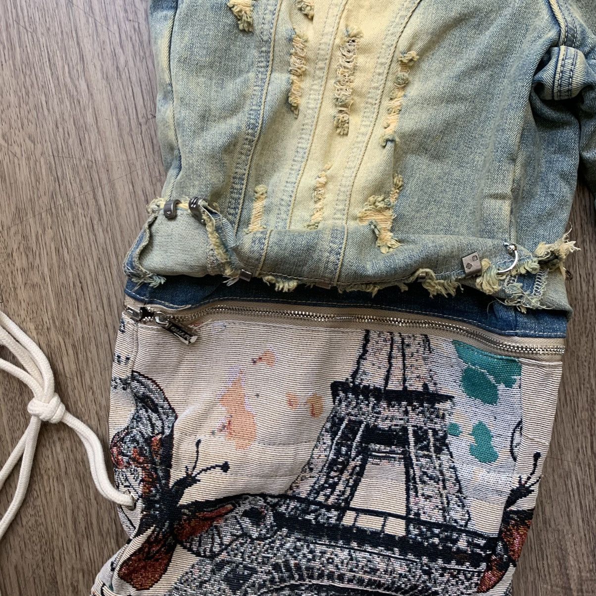 Vintage Denim Into Knit Pant GUAPI Size US 30 / EU 46 - 10 Thumbnail