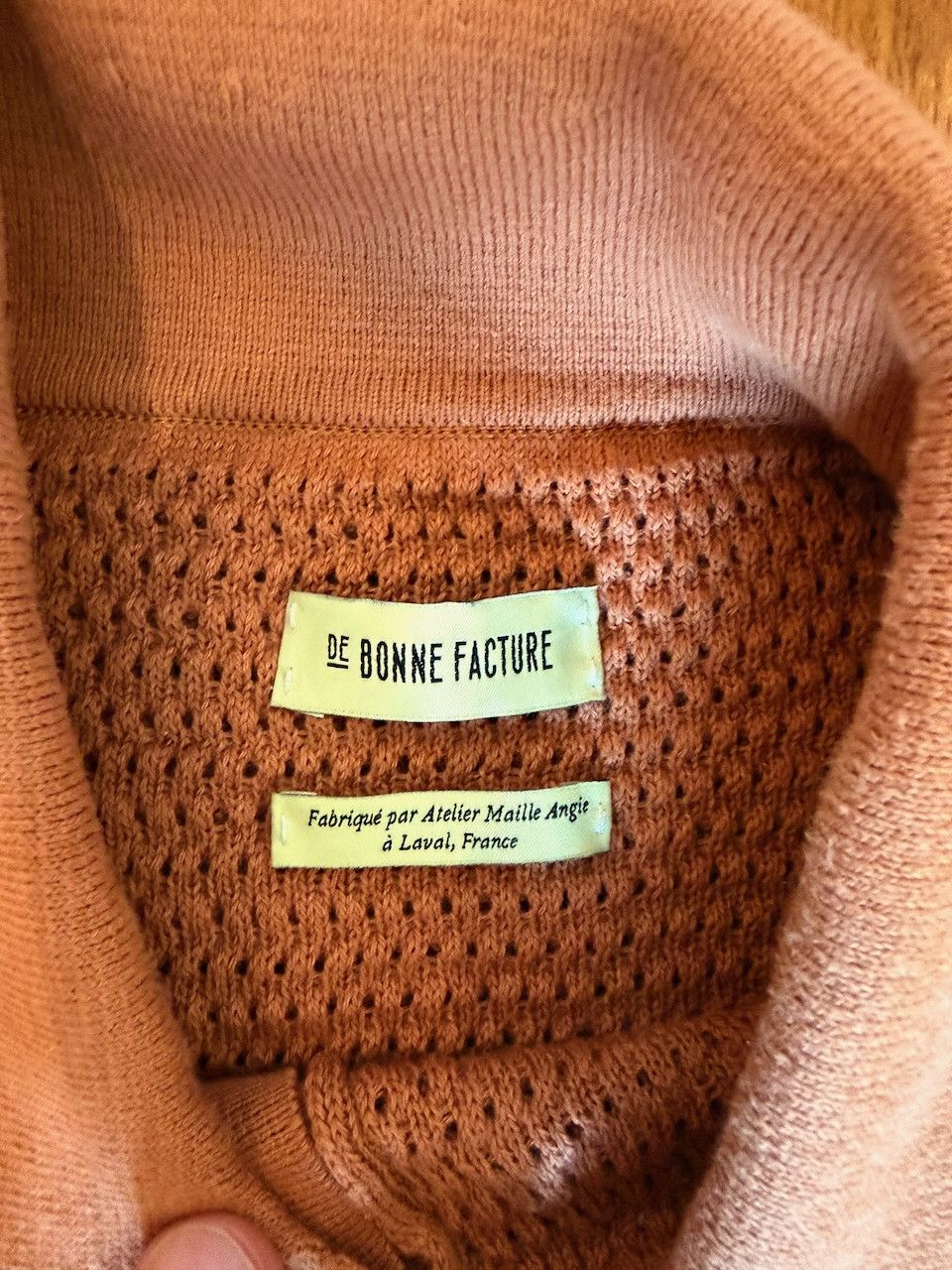 De Bonne Facture NWOT De Bonne Facture Honeycomb knit polo shirt Size US S / EU 44-46 / 1 - 4 Thumbnail