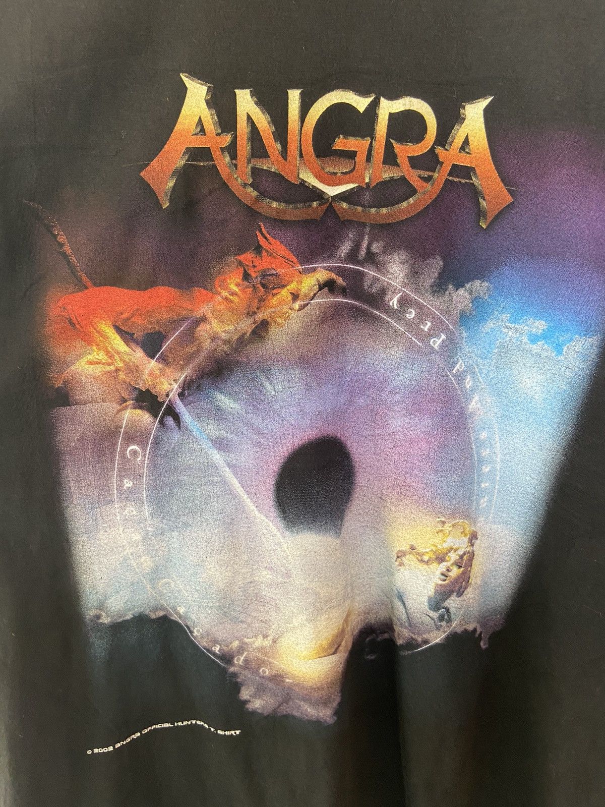 Band Tees 🔥 Vintage 2002 Vintage Angra t shirt band metal Size US XL / EU 56 / 4 - 2 Thumbnail