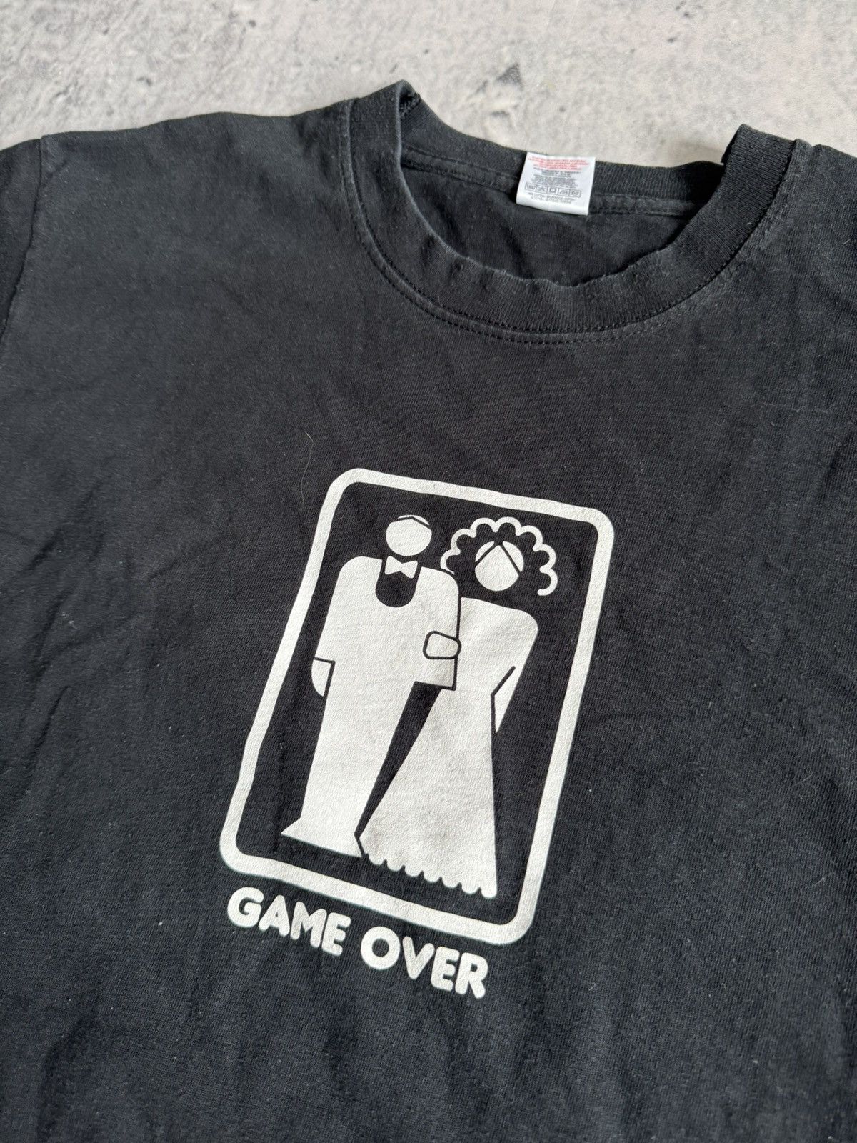 The Game Game Over Humor vintage tee Size US L / EU 52-54 / 3 - 5 Thumbnail