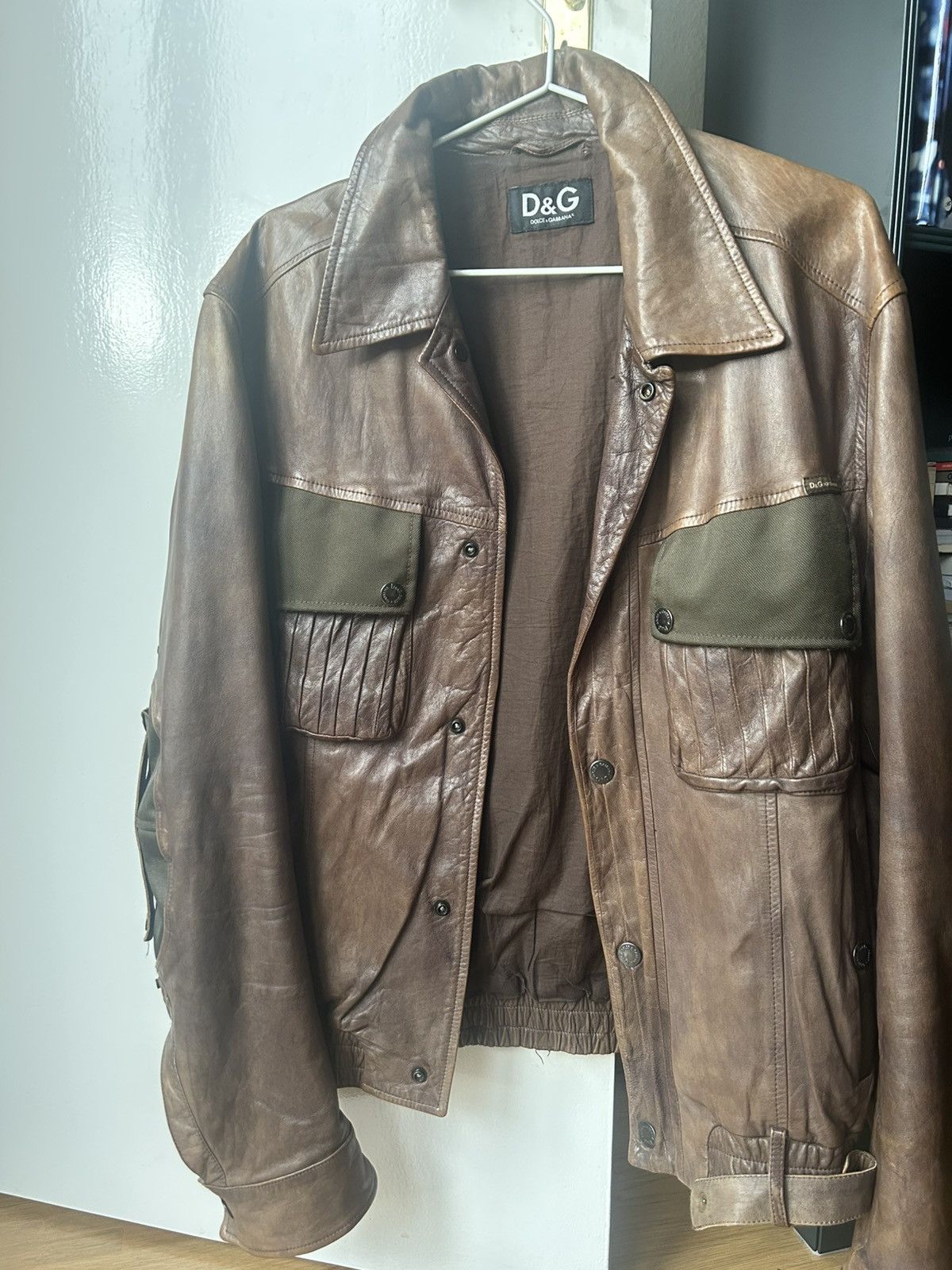 Dolce & Gabbana Leather Jacket