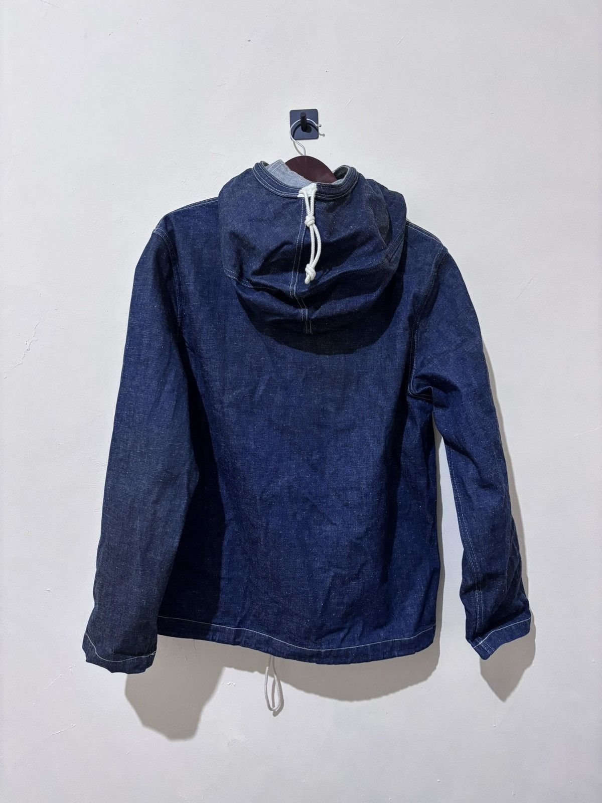 Japanese Brand OUTSTANDING COMPANY USN DENIM SMOCK JACKET WITH HOOK Size US M / EU 48-50 / 2 - 2 Thumbnail