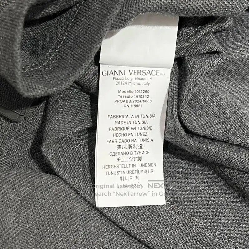 Versace Versace Summer Gray Cotton Logo Short Sleeve Polo . Size US M / EU 48-50 / 2 - 8 Thumbnail