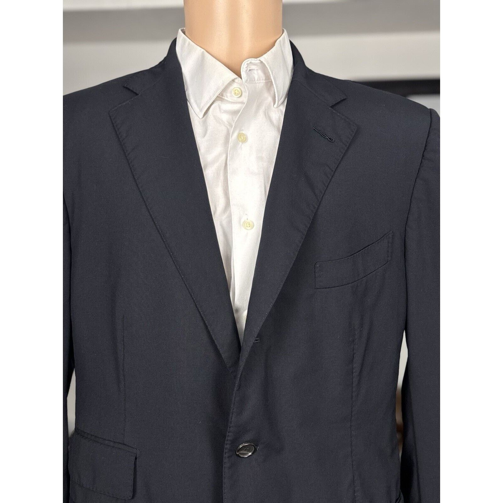Tom Ford Tom Ford Navy Blue Notch Lapel Blazer Sport Jacket IT 56/ 46 Size 46R - 4 Thumbnail