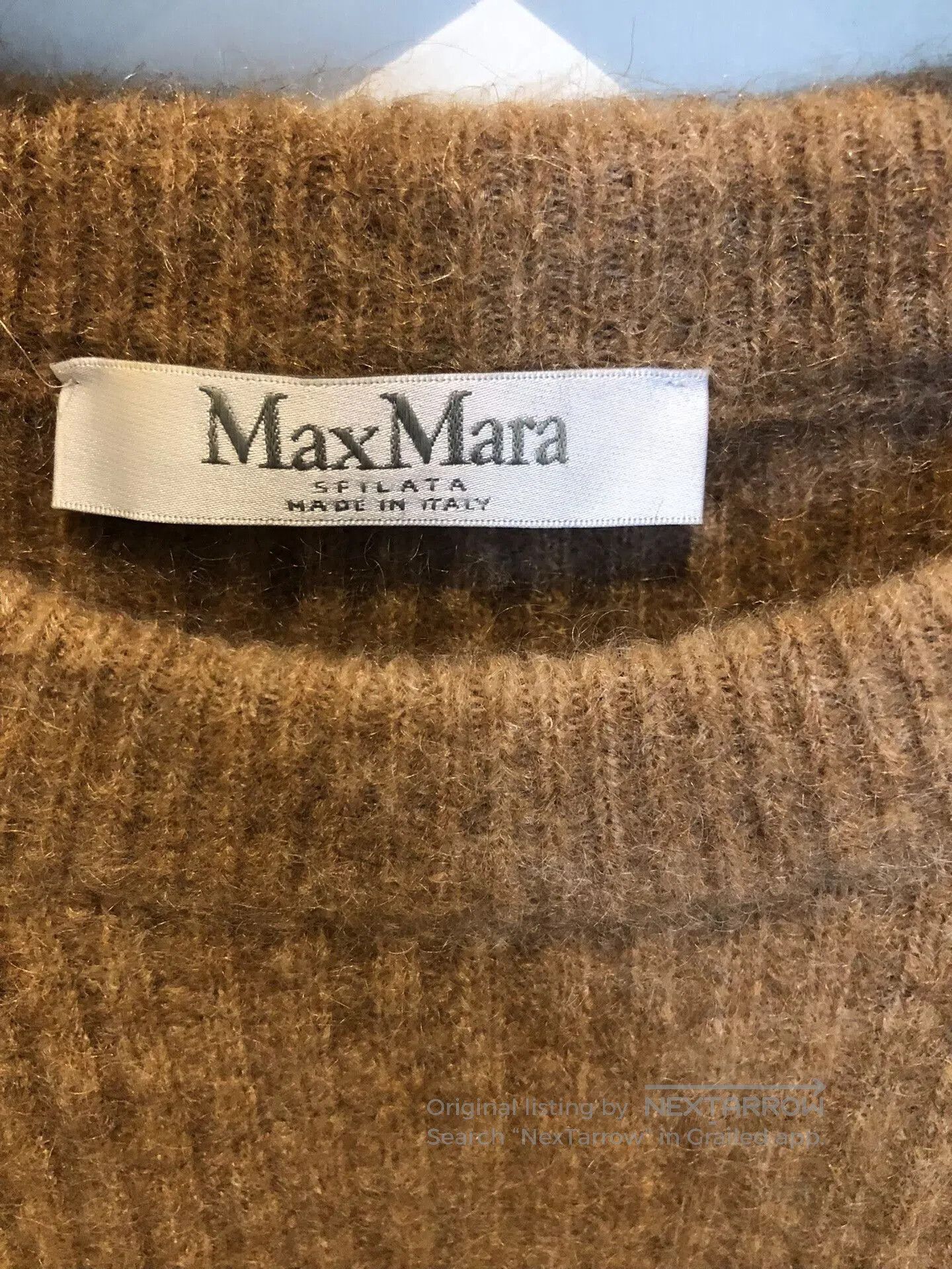 Max Mara Max Mara Mohair Wool Blend Sweater Coat. Size L / US 10 / IT 46 - 6 Thumbnail