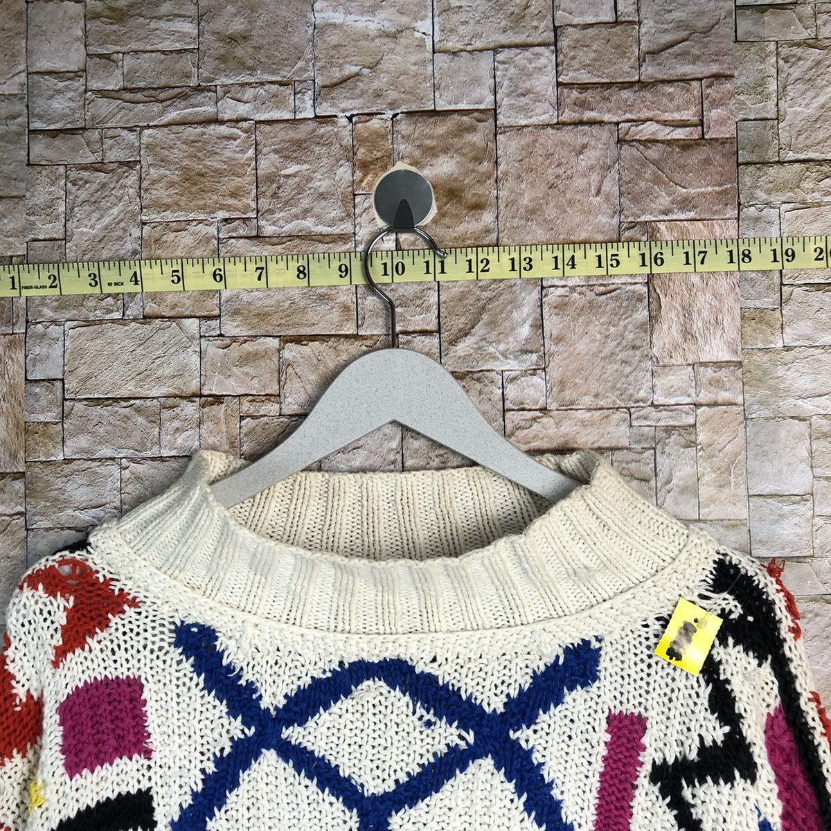 Handmade Jeniffer Reed Multicolor handmade Knitwear like coogi #A261 Size US M / EU 48-50 / 2 - 4 Thumbnail