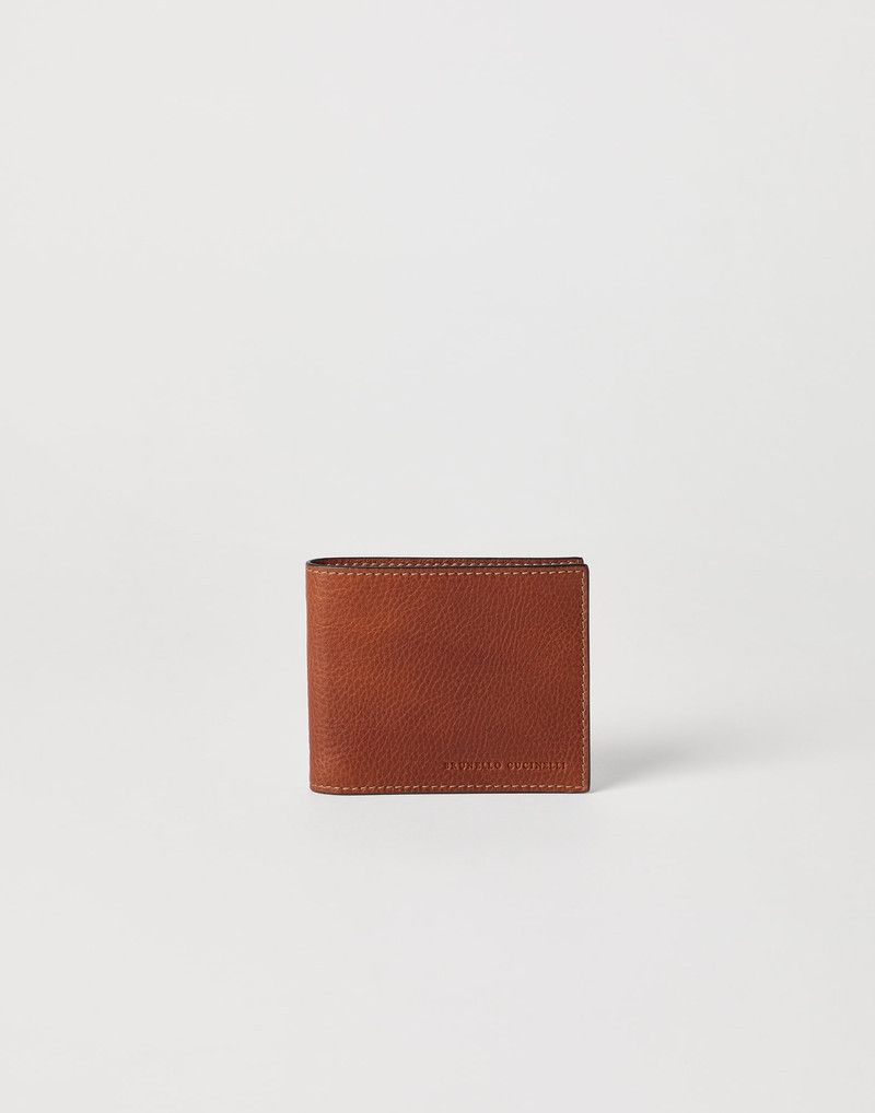 Brunello Cucinelli o1la1rc1a0326 Size: OS / Leather Wallet in Brown Size ONE SIZE - 1 Thumbnail