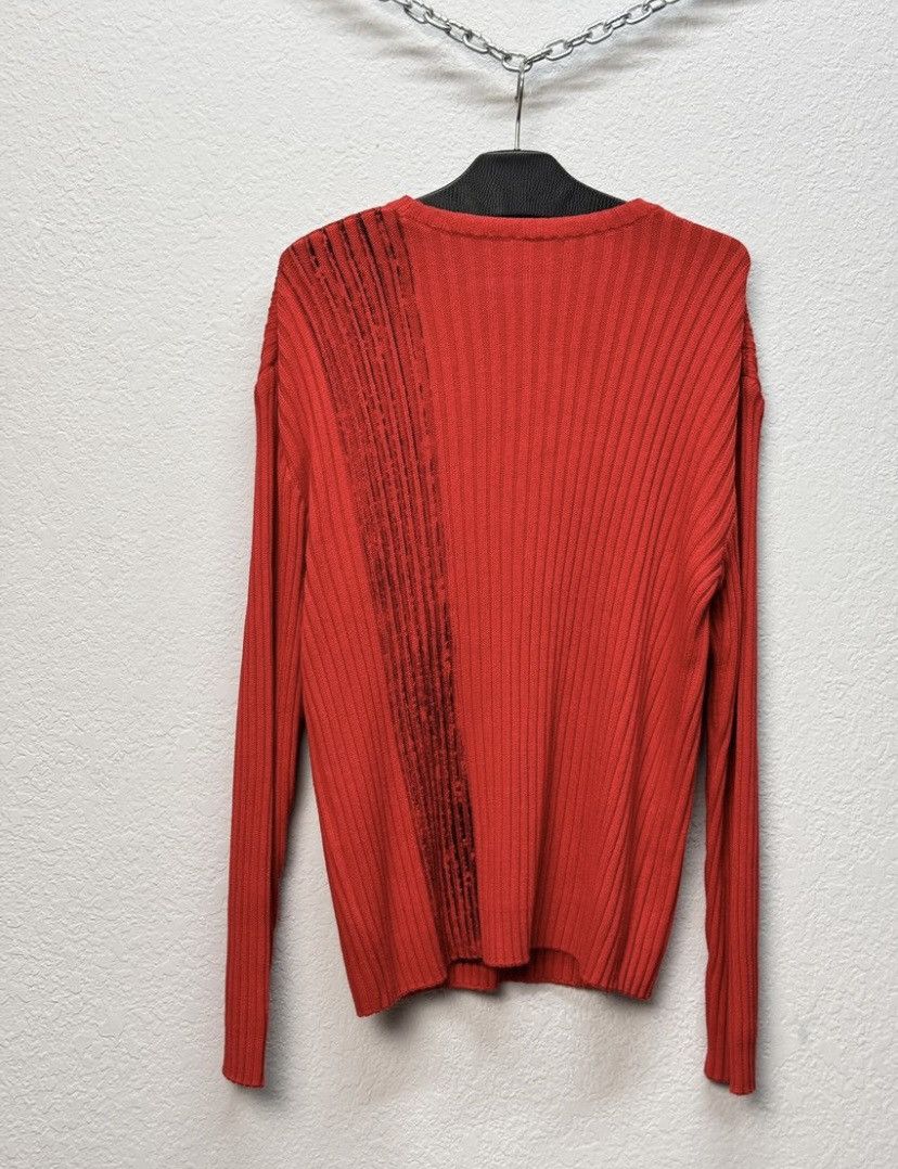 Japanese Brand Distressed Striped Sweater Vintage Faded Knit Y2K Effect Size US M / EU 48-50 / 2 - 6 Thumbnail