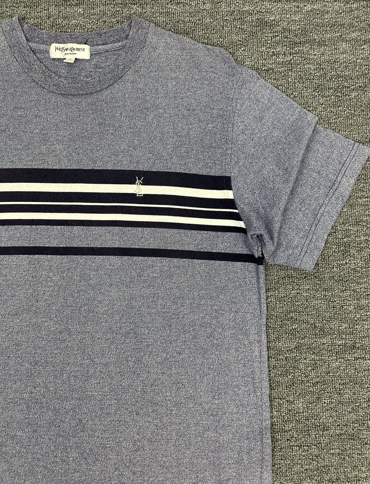 Yves Saint Laurent Rare🔥Vintage YSL Shirt Small Logo Spell Out Size US M / EU 48-50 / 2 - 3 Thumbnail