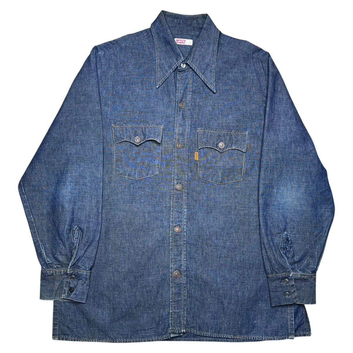DENIM TEARS × Levi's Denim Tears Peace Patchwork Western Button Up