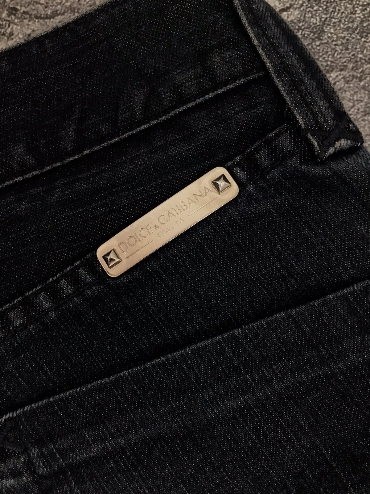 Dolce & Gabbana Dolce & Gabbana D&G Blue Striped Skinny,Wide Bottom Jeans Size 36" / US 14 / IT 50 - 9 Thumbnail