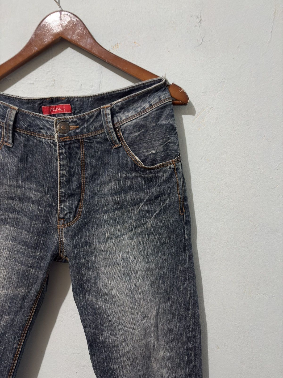 Japanese Brand High Quality Guarented Distressed Denim Size US 30 / EU 46 - 4 Thumbnail