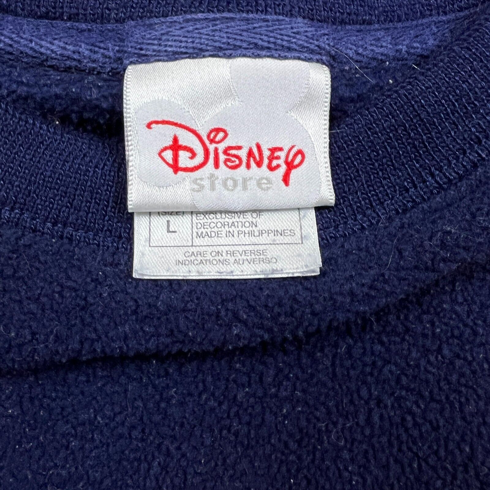 Disney × Vintage VTG Walt Disney Fleece Large Winnie The Pooh 90s Sweatshirt Size US L / EU 52-54 / 3 - 5 Thumbnail