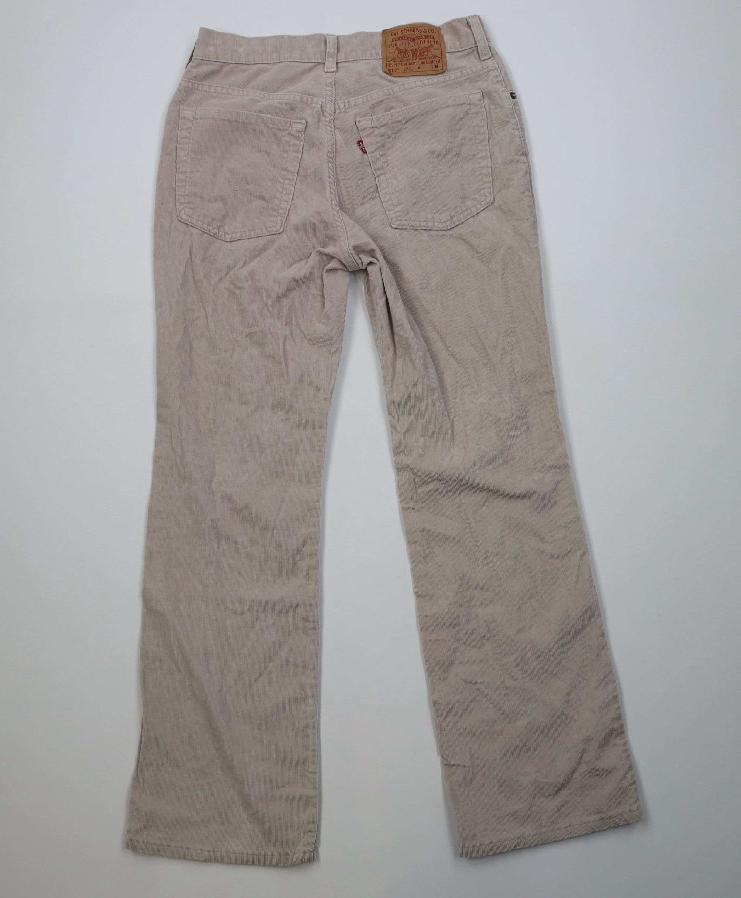 Levi's Vintage Y2K 2000 Levis 517 Cut Flared Corduroy Pants USA Size 30" / US 8 / IT 44 - 11 Thumbnail