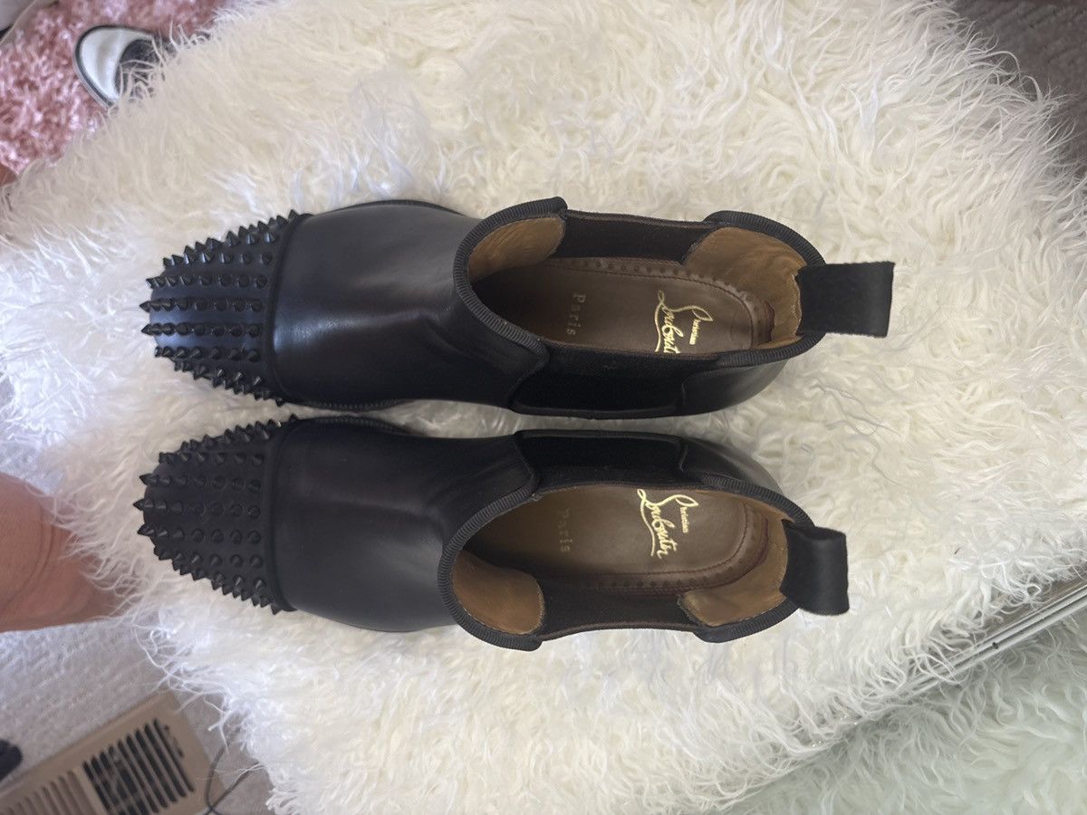 Christian Louboutin Christian Louboutin melon spiked toe cap Chelsea boots Size US 10 / EU 43 - 7 Thumbnail