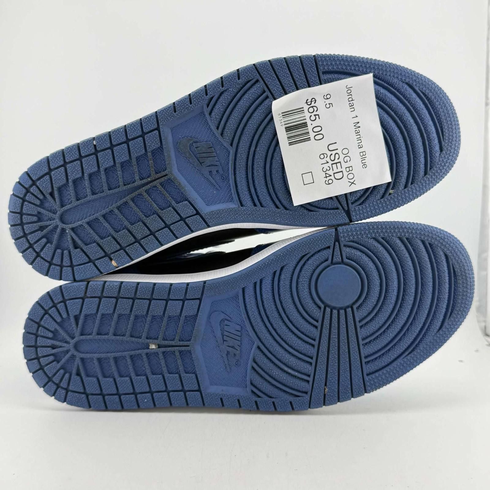Nike Air Jordan 1 Retro High Marina Blue 9.5 Used with Box Size US 9.5 / EU 42-43 - 6 Thumbnail
