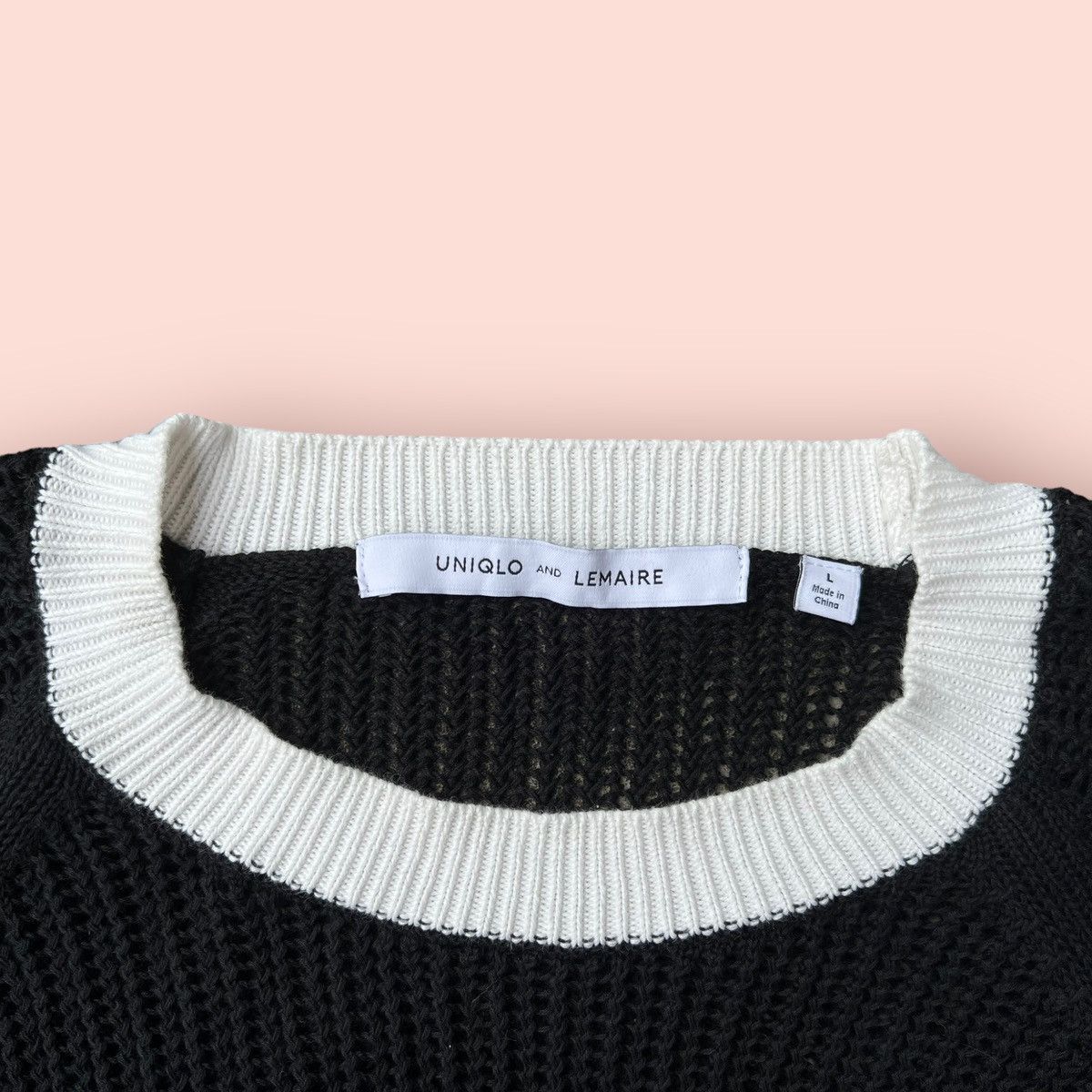 Christophe Lemaire × Lemaire × Uniqlo RARE UNIQLO X LEMAIRE PULLOVER LS MESH KNITWEAR SWEATER Size US L / EU 52-54 / 3 - 13 Thumbnail