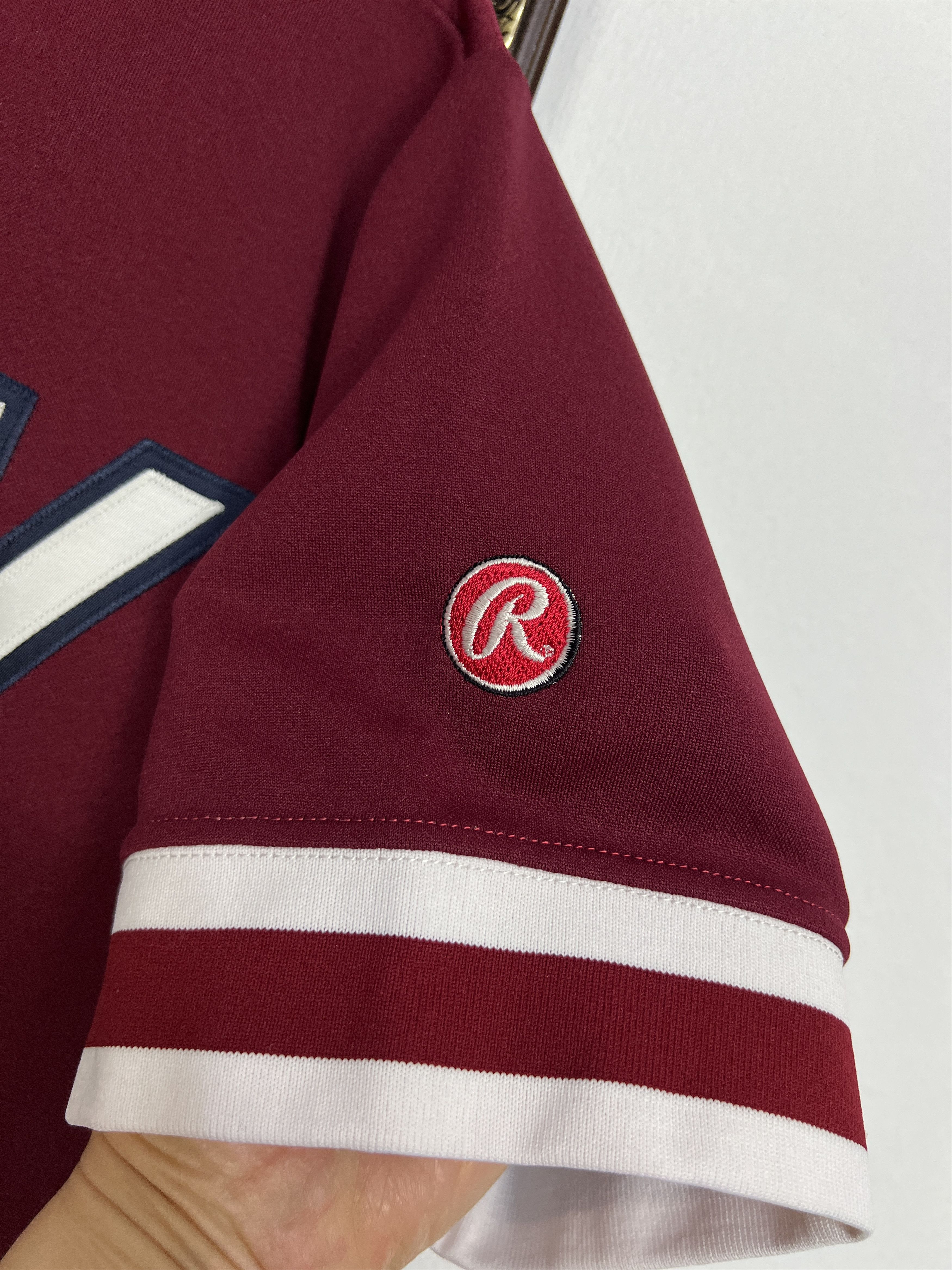 Vintage Vintage Rawlings Baseball USA Made #15 Jersey Trikot Shirt Size US L / EU 52-54 / 3 - 4 Thumbnail