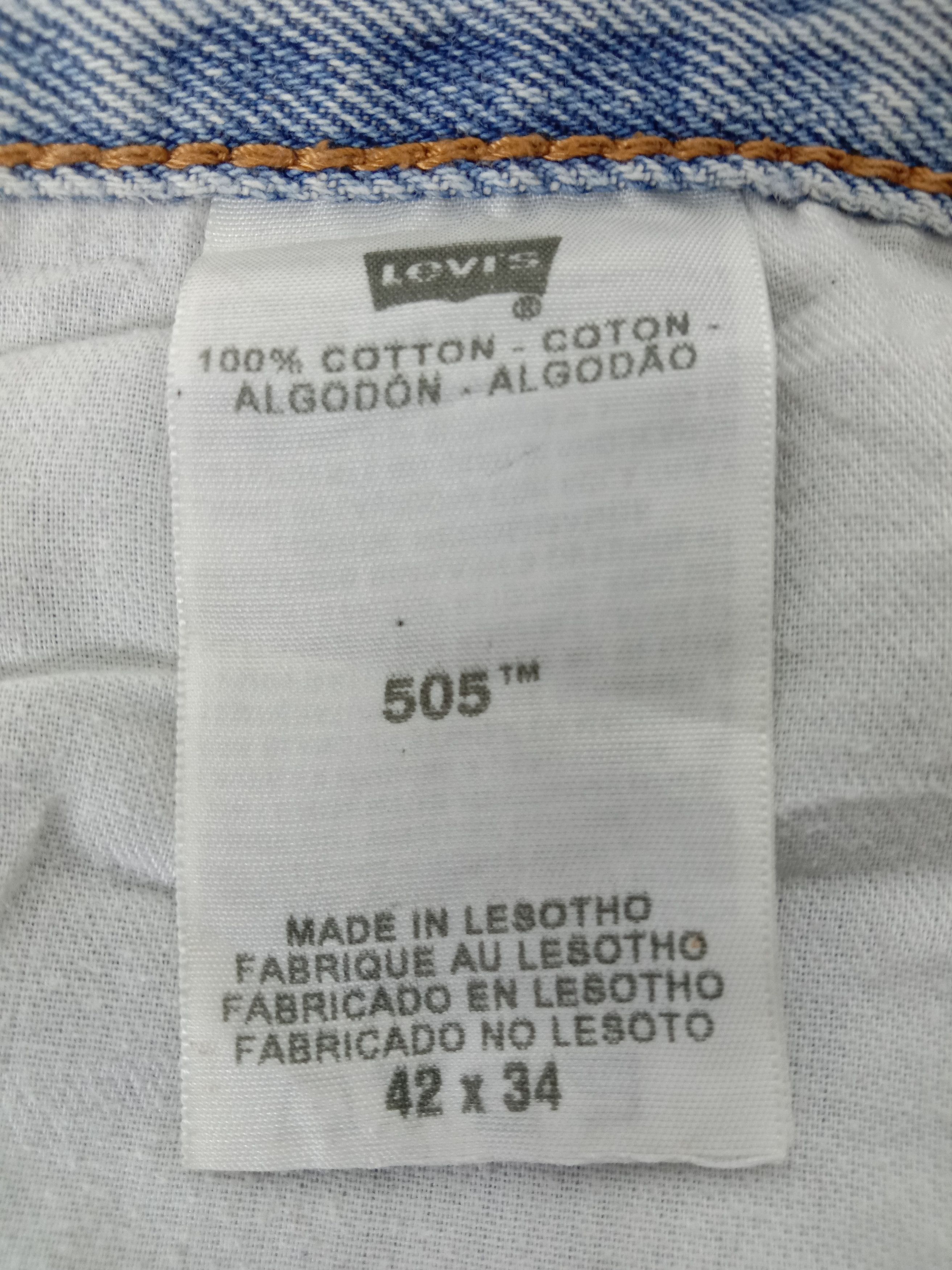 Levi's Vintage Levi's 505 Jeans Light Wash Regular Fit Denim Size US 42 / EU 58 - 15 Thumbnail
