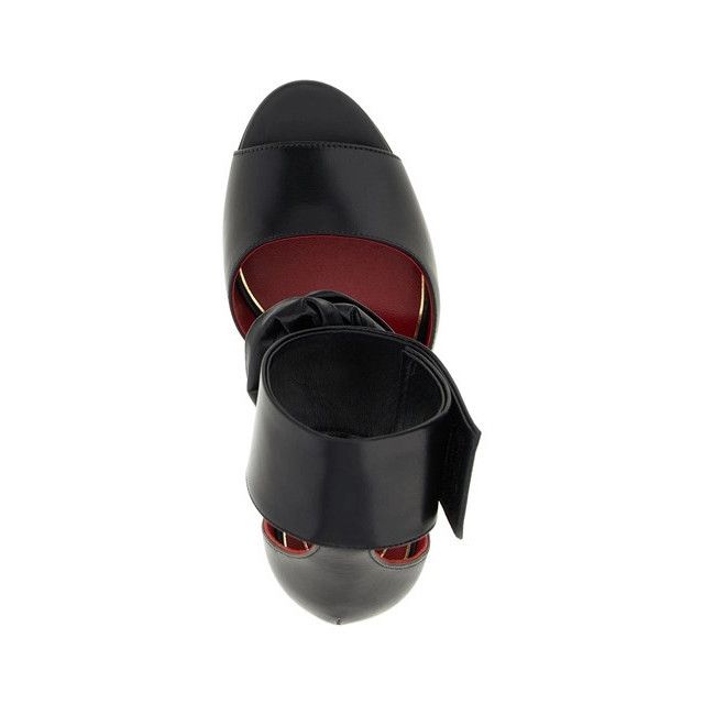 VALENTINO GARAVANI Black 105mm Sandals New & Authentic (Wome