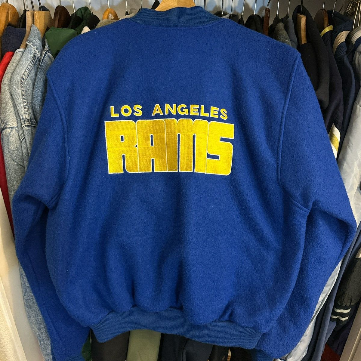 Starter Vintage Starter Rams Football Jacket Size US XL / EU 56 / 4 - 6 Thumbnail