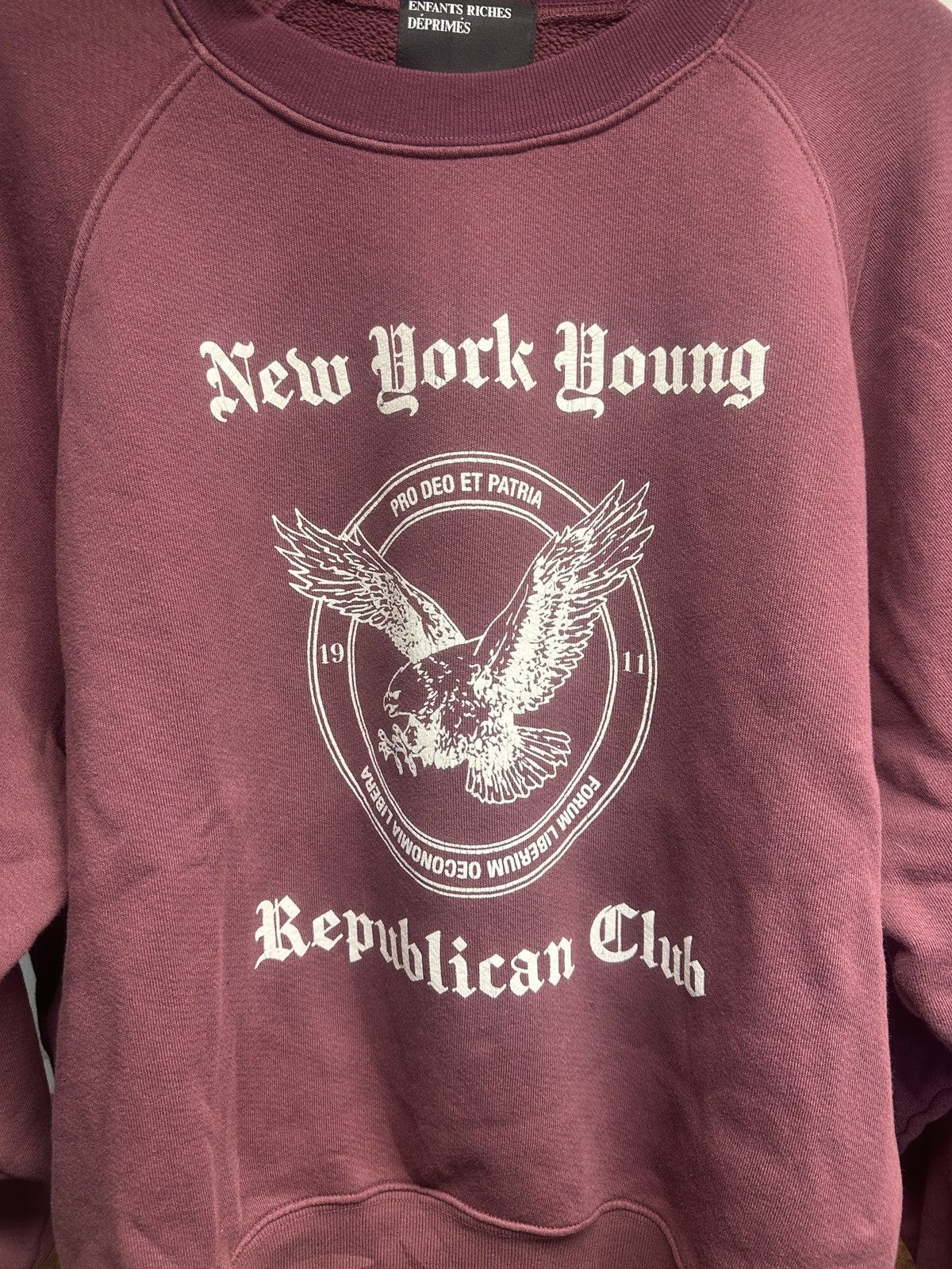 Enfants Riches Deprimes New ERD Republican Crewneck Size Small Size US S / EU 44-46 / 1 - 2 Thumbnail