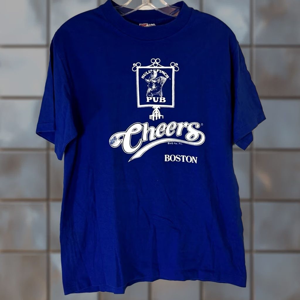 Supreme × Vintage Late 90s Single Stitch Supreme Box Logo Navy Tee