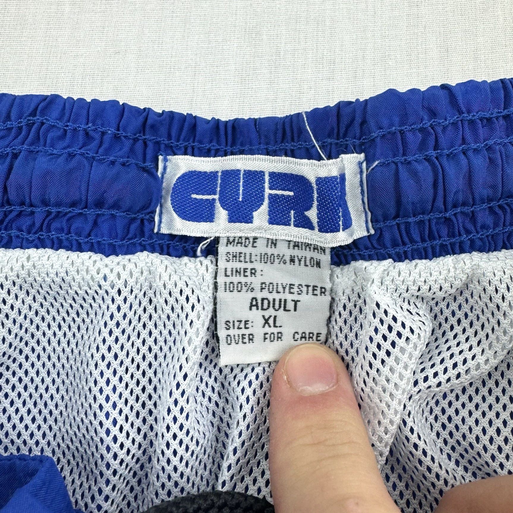 Vintage VINTAGE Cyrk Swim Trunks Mens XL Blue 90s Nylon Beach Trunks Mens Size US 36 / EU 52 - 3 Thumbnail