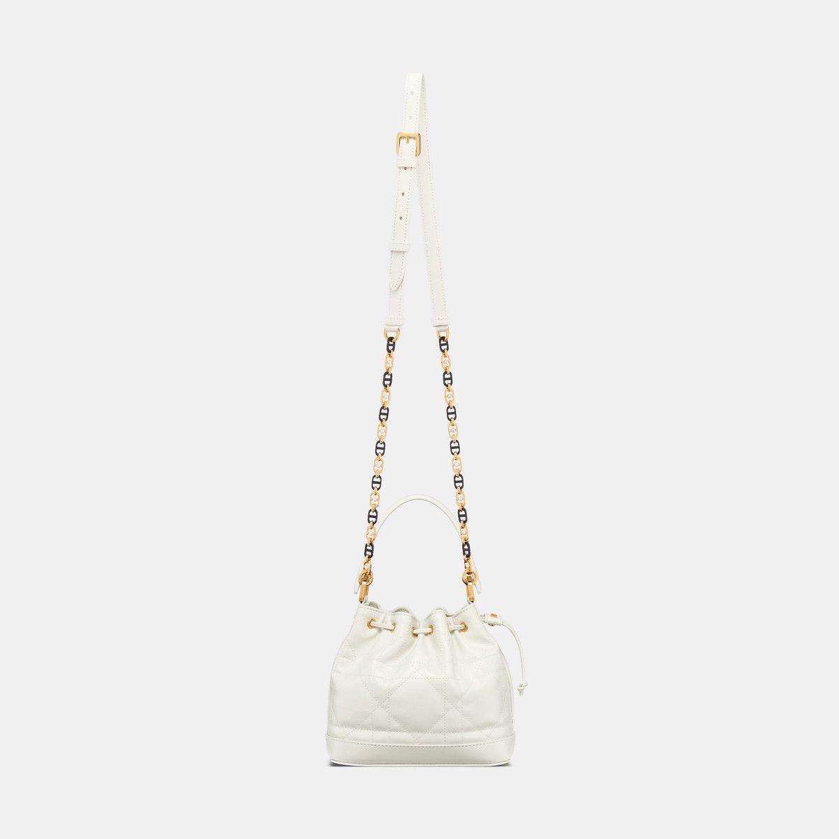 Dior o1bcso1str0226 Size:OS/Jolie Bucket Bag in White Size ONE SIZE - 4 Thumbnail