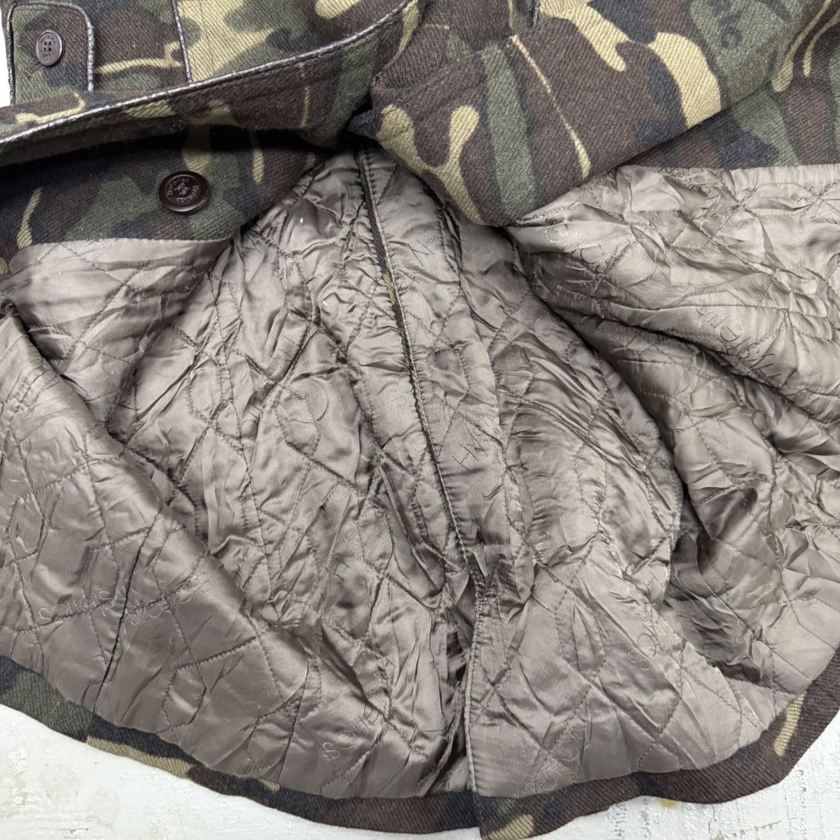 Hysteric Glamour Grail Vintage Hysteric Glamour Camouflage Trench Coat Jacket Size US S / EU 44-46 / 1 - 10 Thumbnail