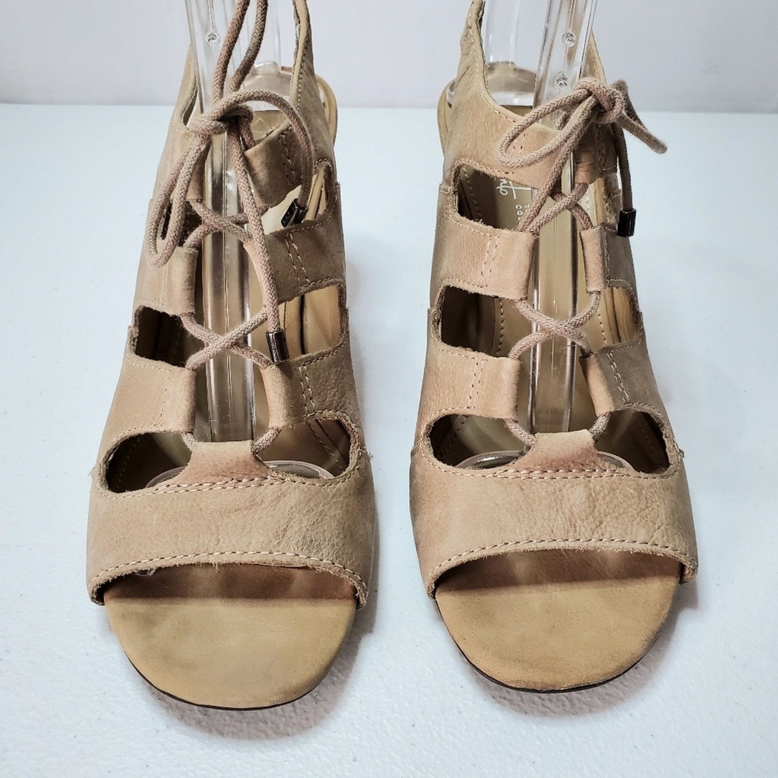 Franco Sarto Franco Sarto Talia Lace-Up Slingback Sandals 8.5 Size US 8.5 / IT 38.5 - 5 Thumbnail
