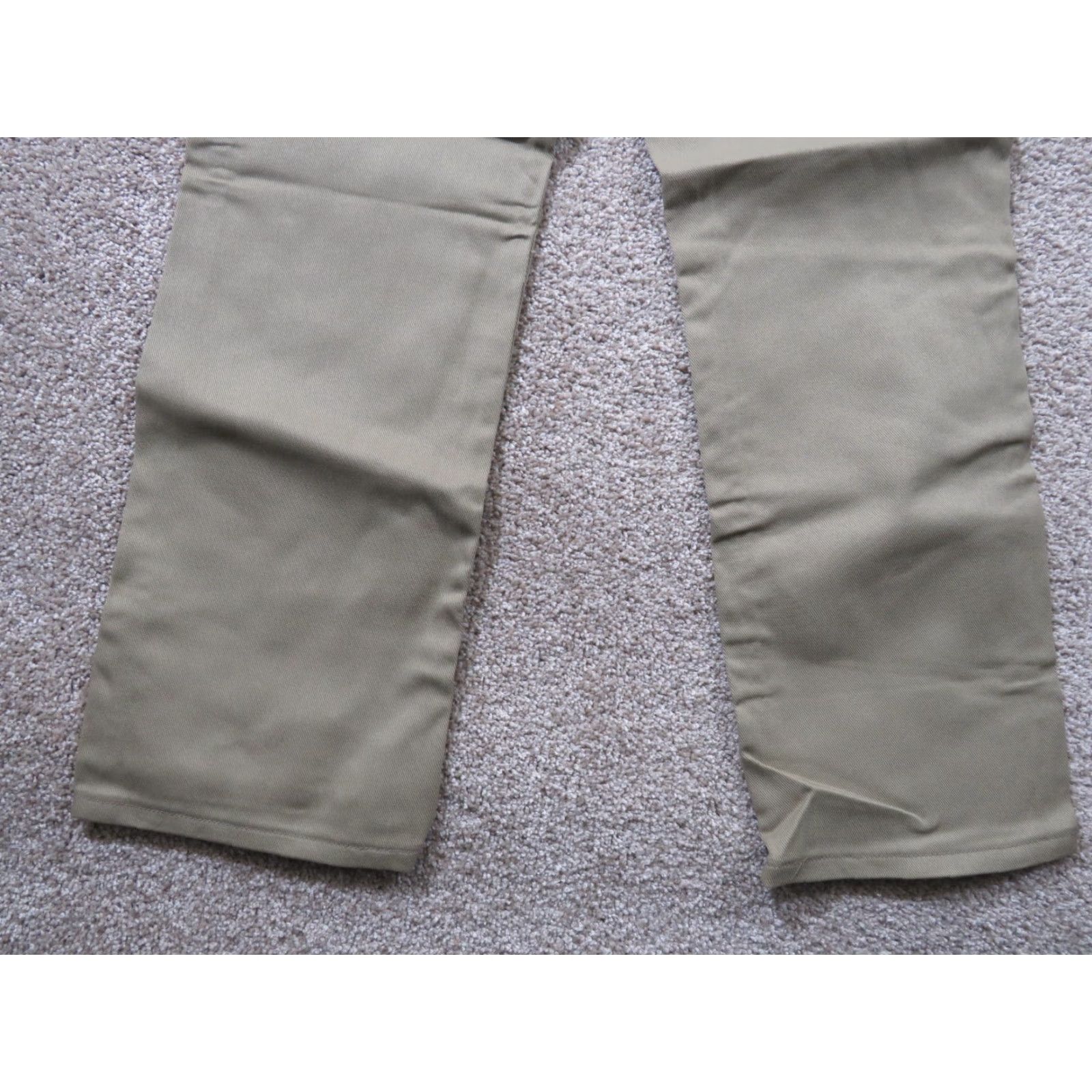 Dickies Dickies Men’s Twill Pants Khaki Straight 35X31 Work Flat Front Regular Waist Beige Cotton Polyester Size US 35 - 2 Thumbnail