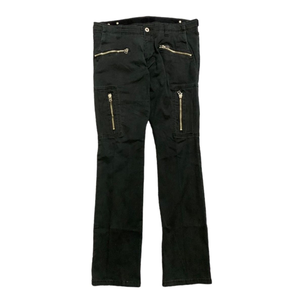 Image of Hysteric Glamour x Ppfm Vintage Semantic Design Multi Zipper Pants in Black, Men's (Size 33)