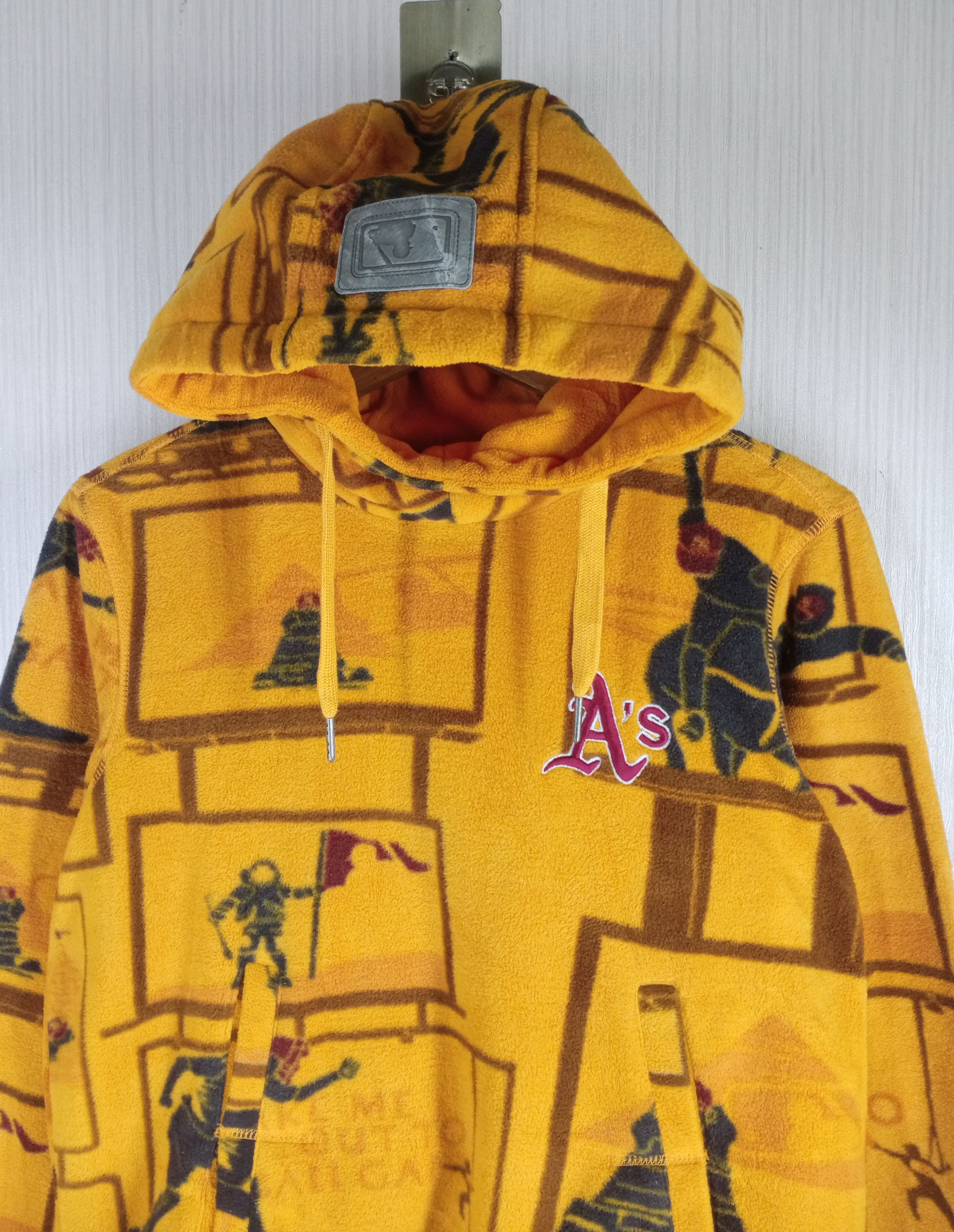 MLB Rare MLB Oakland Athletics A's Full print Hoodie Fleece Size US M / EU 48-50 / 2 - 3 Thumbnail