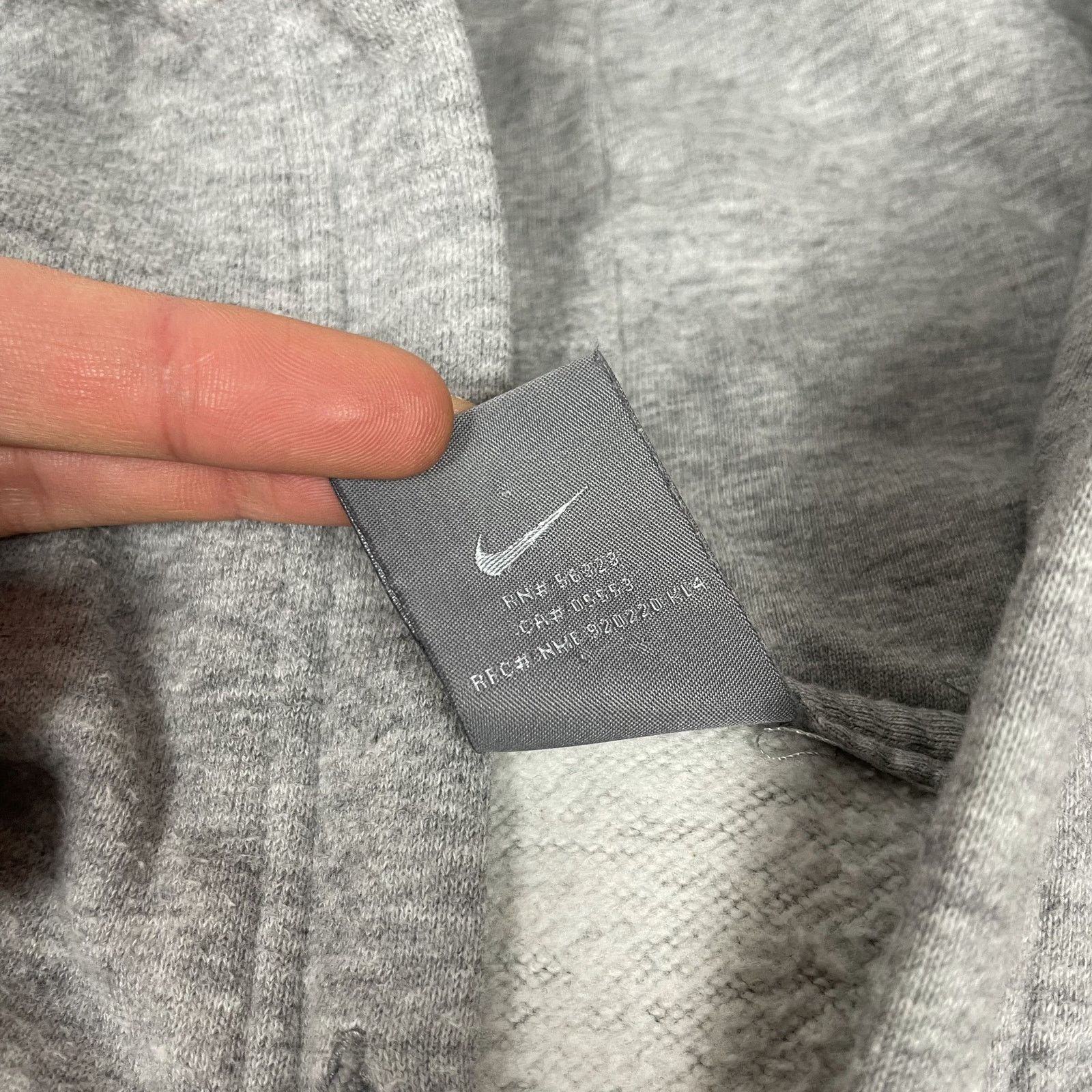 Nike × Vintage Nike Men's Heather Gray Long Sleeve Full Zip Hoodie Medium Size US M / EU 48-50 / 2 - 10 Thumbnail