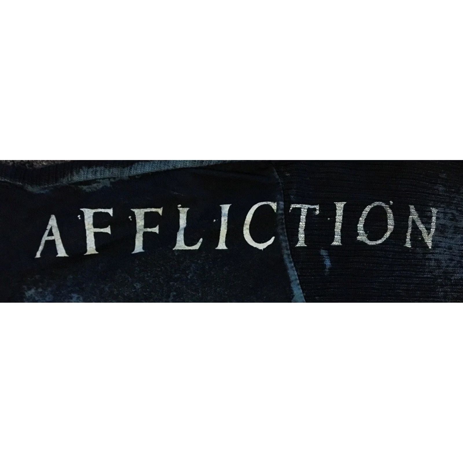 Tapout VINTAGE Affliction Shirt 3XL Black Cross Grunge Biker Emo Fire Goth 80s 90s Punk Rock USA Harley Motorcycle Y2K Jnco Tee Mens Size US XXL / EU 58 / 5 - 4 Thumbnail