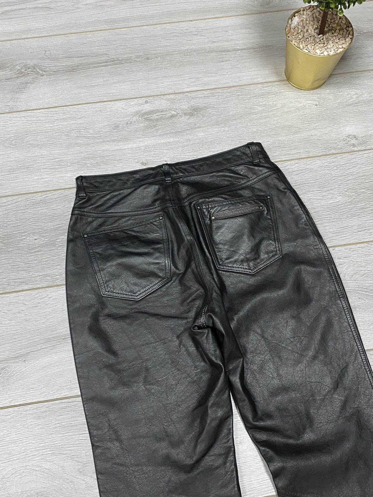 Vintage Harley Davidson RARE vintage leather pants Size US 36 / EU 52 - 4 Thumbnail
