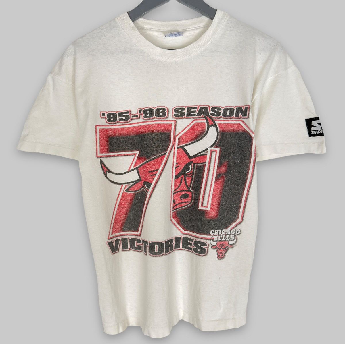 NBA Vintage ‘95-96 Chicago Bulls 70 Victories Season T Shirt Size US M / EU 48-50 / 2 - 1 Thumbnail