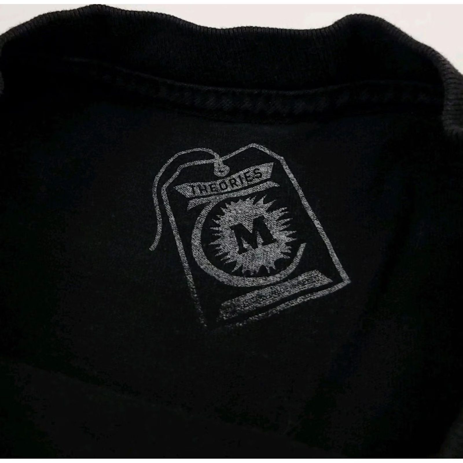 Vintage VINTAGE Theories Of Atlantis Long Sleeve T-Shirt Owl Logo Print Pocket Black Mens S Size US S / EU 44-46 / 1 - 4 Thumbnail