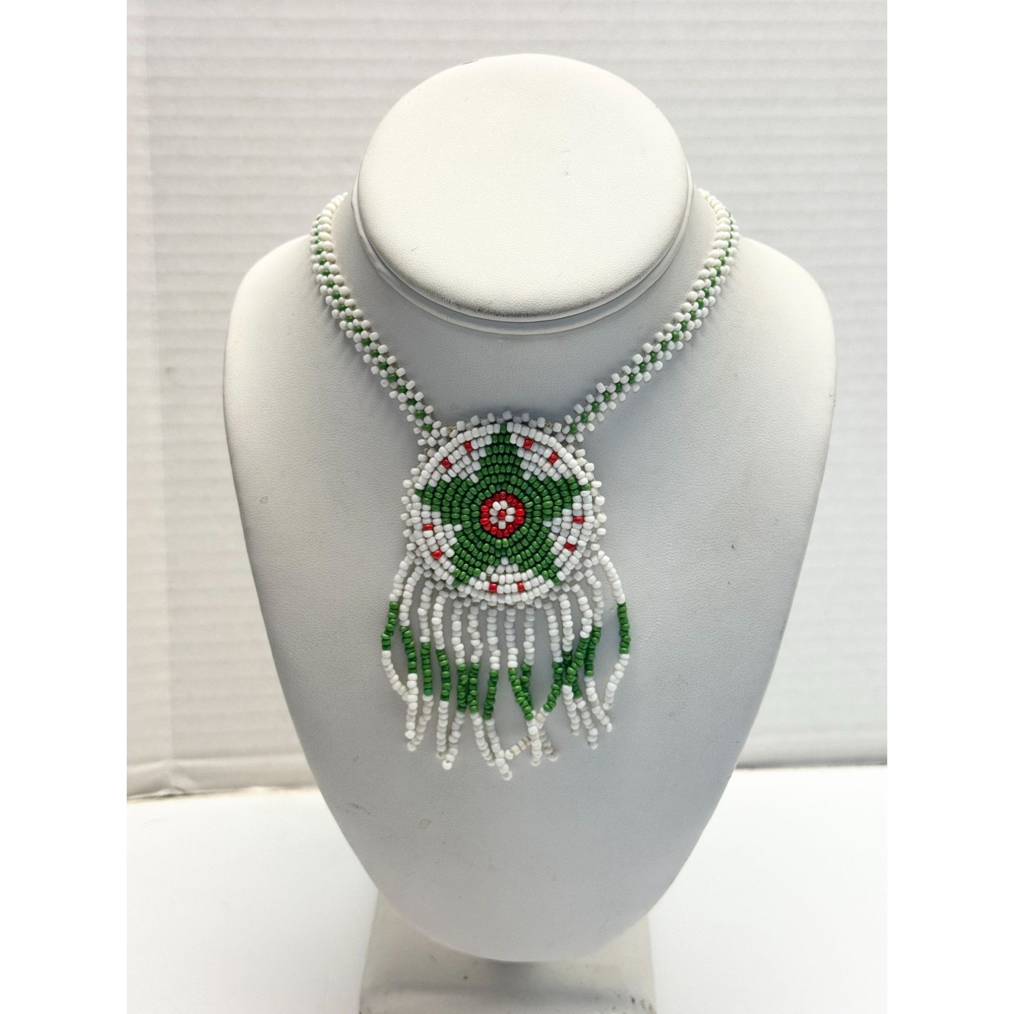 Vintage Vintage Native American beaded pendant necklace Size ONE SIZE - 3 Thumbnail