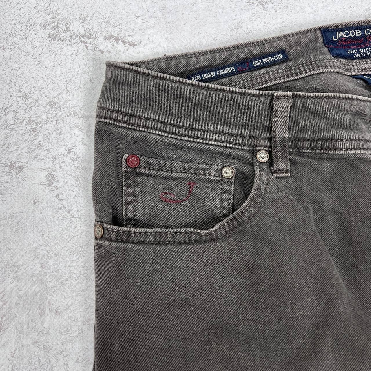 Jacob Cohen Jacob Cohen Men's Luxury Grey Jeans Pants Slim Fit Size US 36 / EU 52 - 6 Thumbnail