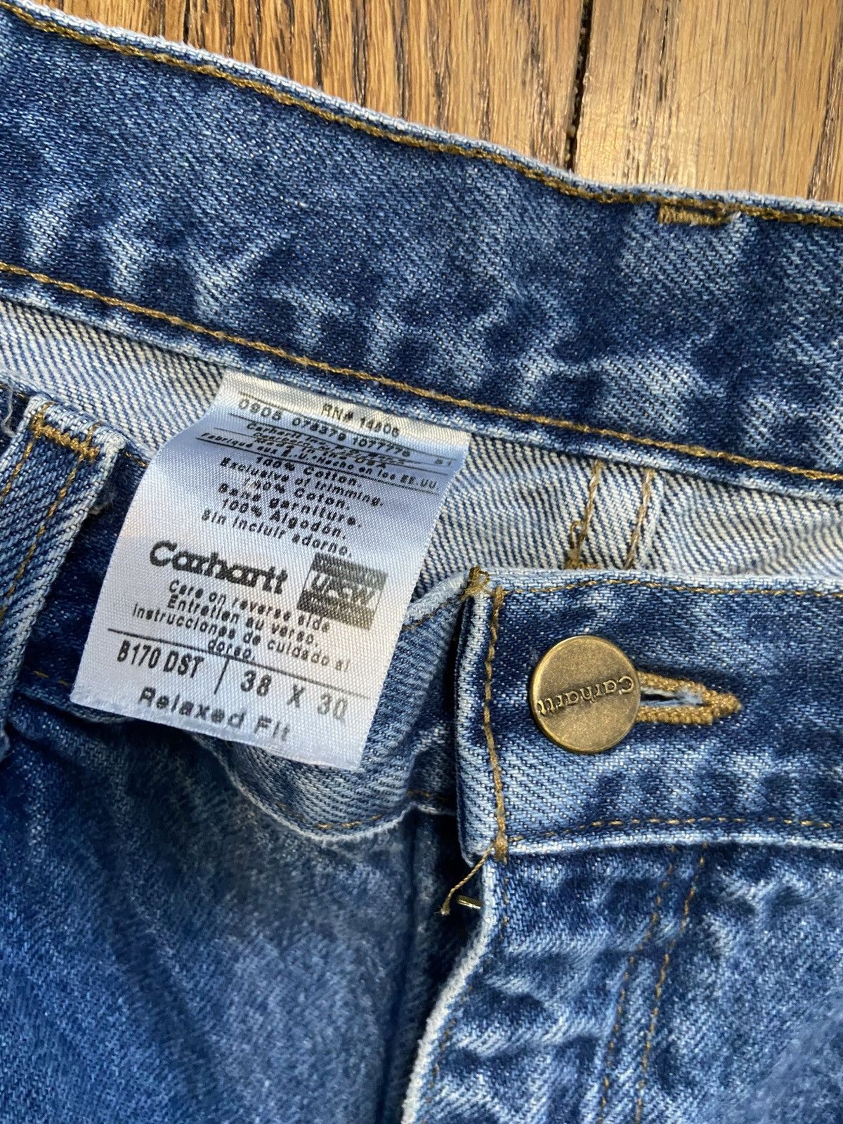 Carhartt × Vintage Vintage Carhartt jeans Size US 38 / EU 54 - 4 Thumbnail